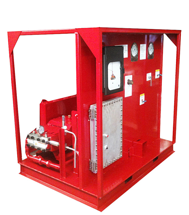 test unit 10 000 psi triplex pump enclosure